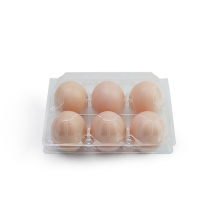 Wholesale 6 holes plastic clamshell egg carton packaging